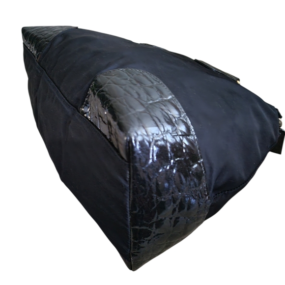 Prada Navy and Black Women's Satchel - Picture 2 of 15